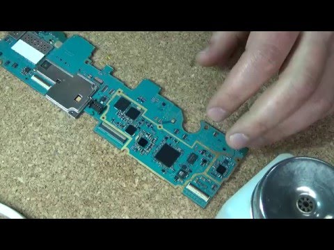 Видео: Samsung GALAXY Tab 2 замена микросхемы питания