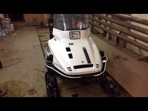 Видео: Снегоход YAMAHA BK540 3 десять лет эксплуатации.