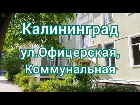 Видео: Калининград ул.Офицерская, Коммунальная#кёнигсберг#старыеулицы#калининград