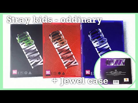 Видео: Распаковка альбомов Stray Kids ODDINARY (Scanning, Mask Off & Frankenstein Ver.) + Jewel case