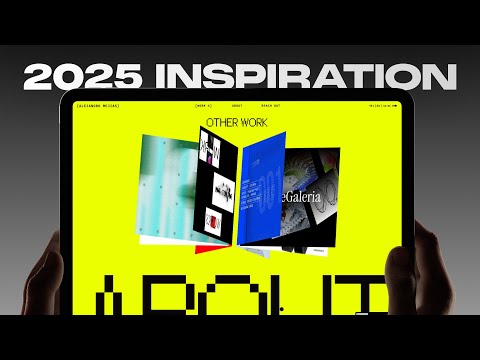 Видео: Прекрасное вдохновение для веб-дизайна 2025 года