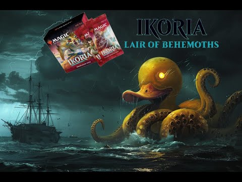 Видео: Распаковка пререлизного набора MTG Ikoria: Lair Of Behemoths