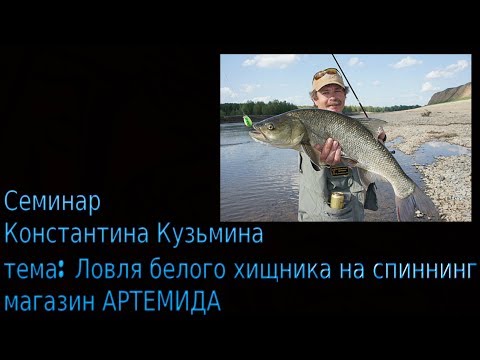 Видео: Семинар Константина Кузьмина на тему "Ловля белого хищника на спиннинг"