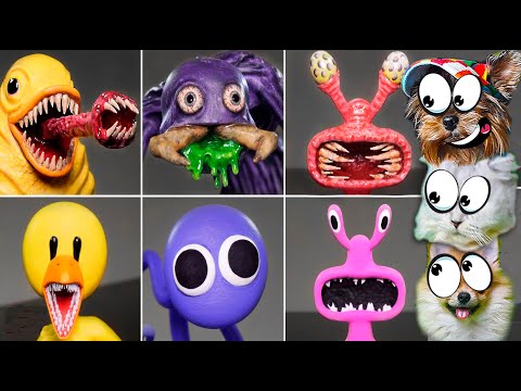 Видео: РАДУЖНЫЕ ДРУЗЬЯ стали МОНСТРЫ! МАМА съела ХАГИ Не бойся-ЭТО ПЛАСТИЛИН Rainbow Friends Валеришка Макс