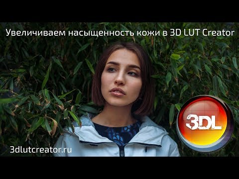 Видео: Увеличиваем насыщенность кожи в 3D LUT Creator