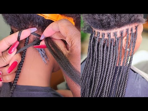 Видео: СПОСОБ СДЕЛАТЬ: КОРОБОЧНЫЕ КОСЫ (КОРОТКИЕ ВОЛОСЫ)