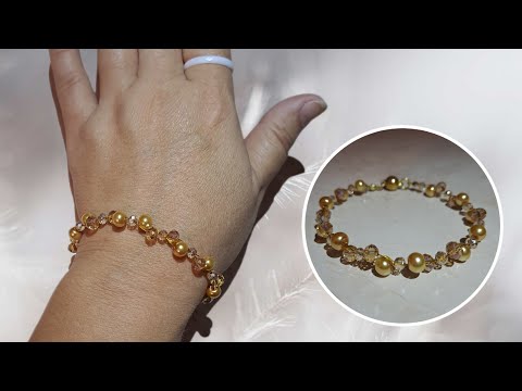 Видео: PEARL BRACELET IDEAS. Браслет. beaded bracelet tutorial
