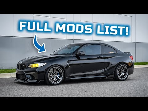 Видео: Полный список модификаций моего BMW F87 M2 после 3 лет владения!
