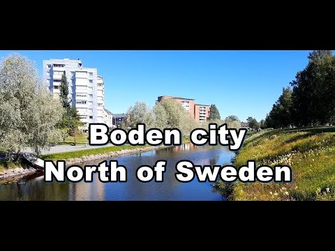 Видео: Boden. Буден, прогулка по городу (Boden city) North of Sweden