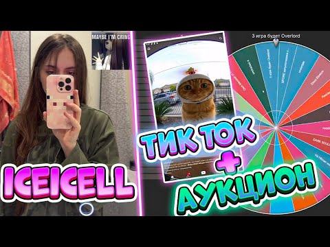 Видео: ЛИЗА СМОТРИТ ТИК ТОКИ + АУКЦИОН на ИГРУ | iceicell