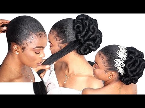 Видео: Она попросила сделать ей стильную естественную прическу с использованием косичек / Уникальная и п...