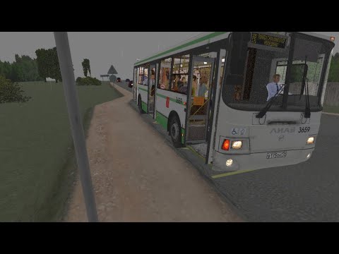 Видео: Едим по маршруту 191 на Лиаз 5292.60 Карта Понахе-Сити