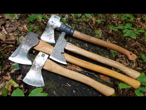 Видео: Разборки топоров премиум-класса: Gransfors Bruk против Council Tool против Hardcore Hammers/Hardc...