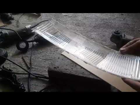 Видео: сделать прозрачные слюдяные фары из акрила