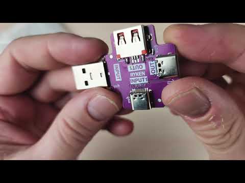 Видео: RYKEN RK_M001 комплект для тестирования USB кабелей на сопротивление при помощи USB тестеров