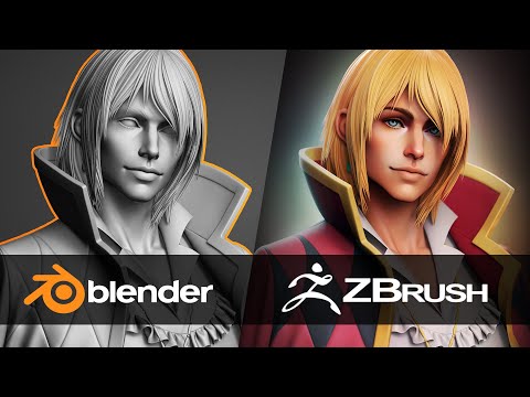 Видео: Скульптинг в Blender лучше, в ZBrush? | Какую программу выбрать | Ходячий Замок в 3D