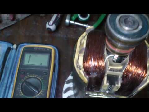Видео: Как провреить якорь (ротор) генератора 5.5Квт.  Check 5.5kW generator armature.