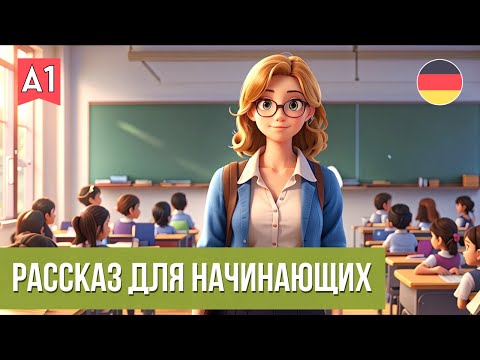 Видео: Немецкий на слух А1. Простой рассказ "Die Lehrerin Frau Schmidt"