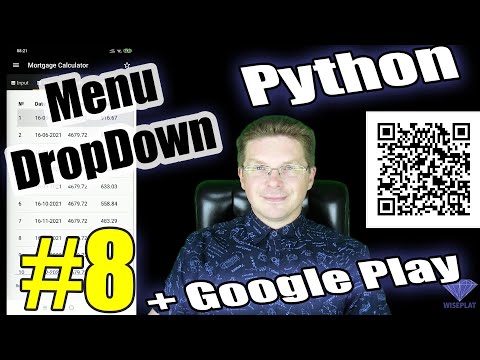 Видео: Как сделать выпадающее меню в мобильном приложении на Python #8 MDDropdownMenu kivymd