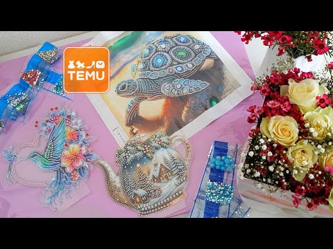 Видео: 📦Распаковка 📦 Отдыхалочки с TEMU/Спецстразы/Алмазка на подставке/Хранение готовых работ