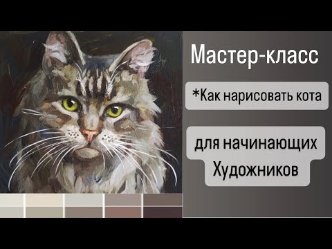 Видео: ВЫУЧИ ЭТО и всегда сможешь нарисовать КРАСИВО КОТА! Просто и понятно для начинающего художника!