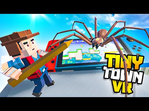 Видео: Создаём реалистичный мир в крошечном городке! — Tiny Town VR