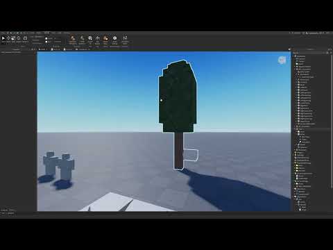 Видео: Как сделать 99 Nights In The Forest в Roblox Studio №1 (добыча дерева, анимации)