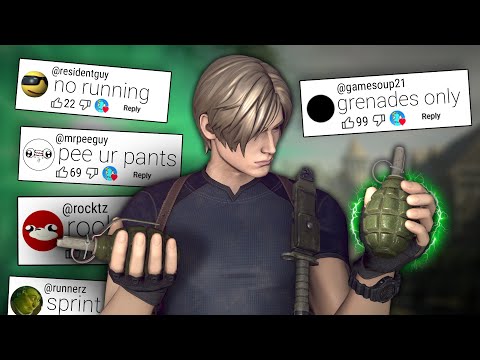 Видео: RE4R, но я попробовал ваши УЖАСНЫЕ идеи для челленджей...