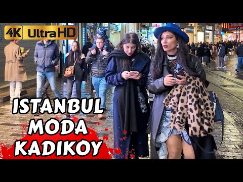 Видео: Ночная жизнь на базаре Кадыкёй Мода Азиатская часть Стамбула Пешеходная экскурсияТурции Путеводитель