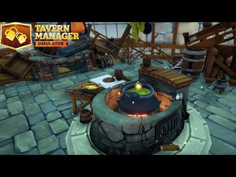 Видео: Идет преображение таверны. Tavern Manager Simulator #4