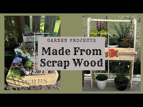 Видео: Садовые проекты из древесных отходов