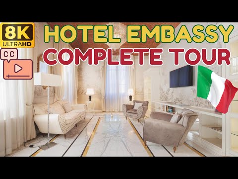 Видео: 【8K】Отель Embassy во Флоренции, Италия — Полный Тур (Субтитры)