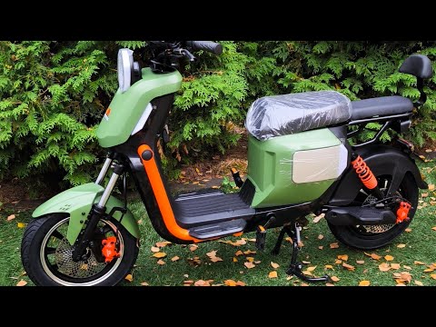 Видео: Электроскутер WS-1500W (60/38Ah🔋 Lifepo4)☝️ Запас хода до 100км🍃