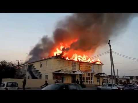 Видео: Пожар в Белореченске  09.10.2014