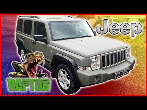 Видео: Камуфляжный зеленый RAPTOR U-POL | Покраска JEEP COMMANDER