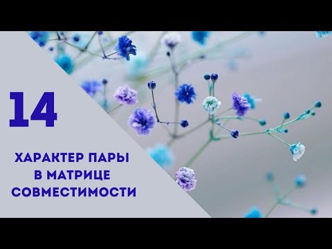 Видео: Совместимость.14 энергия в характере пары.Матрица судьбы.