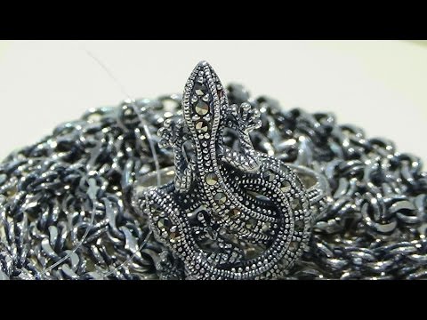 Видео: Марказит Капельное серебро Броши Комплекты Малахит Хризопраз