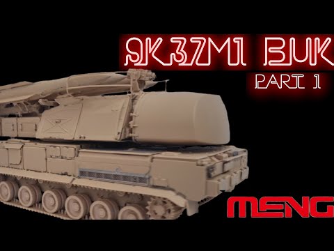 Видео: Сборка модели 9K37M1 BUK "MENG" 1/35 Build of the model