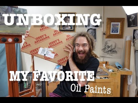 Видео: Мои ЛЮБИМЫЕ масляные краски | Распаковка