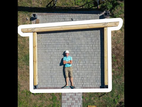 Видео: Сможет каждый! Деревянный навес 4,5х5 м | Пергола | Альтанка | Беседка | Wooden canoppy | DIY