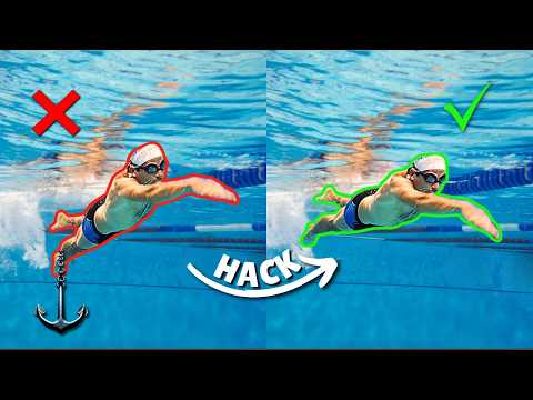 Видео: Скрытый трюк в плавании вольным стилем, которому ваш тренер забыл вас научить! #техникаплавания