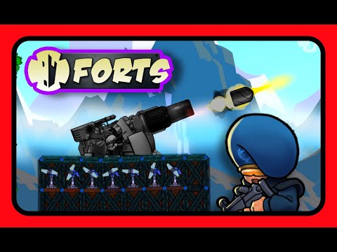 Видео: Forts - ОГРОМНЫЕ ХОВИТЗЕРЫ РАЗНОСЯТ ВРАГА!!! Имба!!! #forts #фортс #ЛысыйДядь