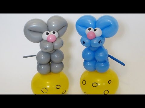 Видео: Мышь из шарика на сыре / One balloon Mouse (Subtitles)