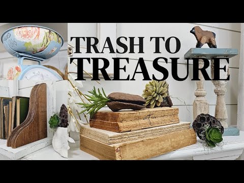 Видео: Как создать архитектурный хлам • из мусора в сокровища • переделка секонд-хенда