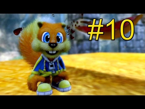 Видео: Conker Live and Reloaded {XBox} часть 10 — Каменная Дискотека