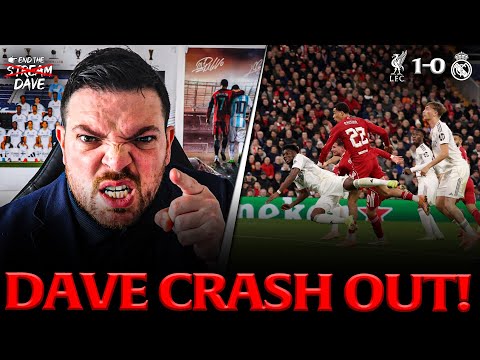 Видео: ДЭЙВ ВЫЛЕТ 🤬 «ЛИВЕРПУЛЬ» БЫЛ НЕВЕРОЯТЕН!!! | «Ливерпуль» 1-0 «Реал Мадрид»
