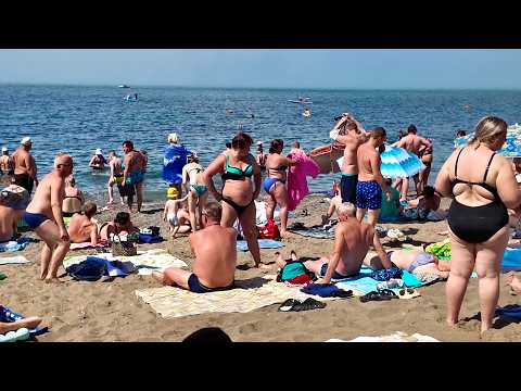 Видео: Город Судак - показываю реальную обстановку. Пляж и Набережная в Судаке.