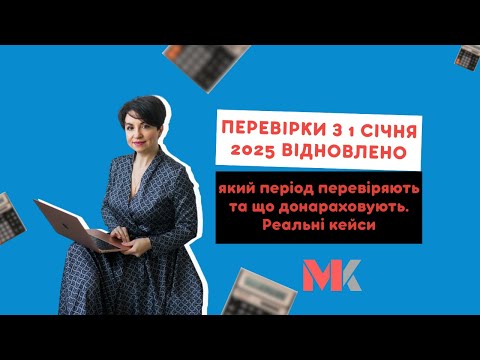 Видео: Перевірки з 1 січня 2025 відновлено: який період перевіряють та що донараховують. Реальні кейси