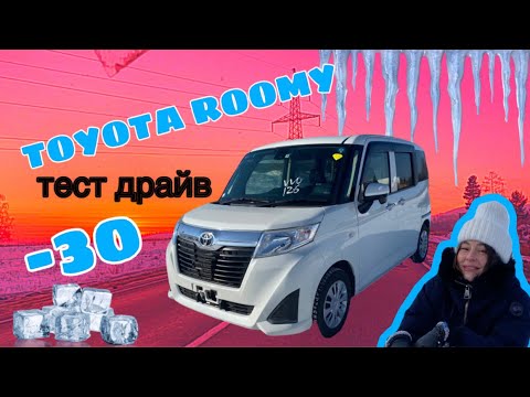 Видео: TOYOTA ROOMY тест драйв в -30. Проверка авто холодом 🥶 @Vadim_auto03