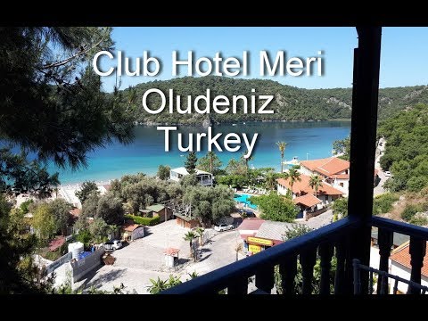 Видео: Отель МЕРИ, Club Hotel Meri 3*, Турция, Олюдениз. Лучший из отелей лагуны.